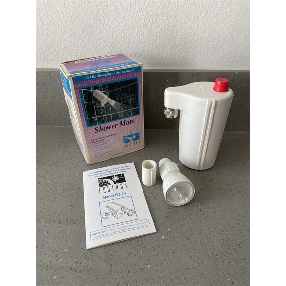 Equinox Shower Mate 1220 Filter System PH Balance Shower Head Model EQ-40 - Picture 1 of 13